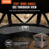 Hunting Blind, 270° See Through Ground Blind, 2-3 Person Pop Up Deer Blind for Hunting with Carrying Bag, Portable Resilient Hunting Tent